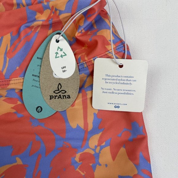 Prana Datum Bottoms Morning Glory Bloom Women’s Swim Shorts Medium - Picture 4 of 6